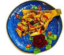 Камбала в тайском соусе