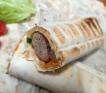 Люля в лаваше с говядиной