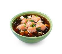 Суп Мисо широ с нежным лососем