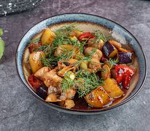 Горячая сковородка с говядиной