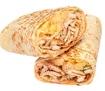 Шаурма с картофелем фри