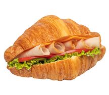 Круассан с ветчиной из индейки