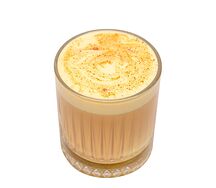 Сырно-банановый лате с корицей