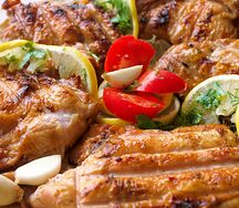 Шашлык из куриного бедра