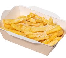 Картошка фри с сырным соусом