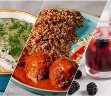 №3 Говяжьи котлетки, гречневая каша, куриный супчик и морс