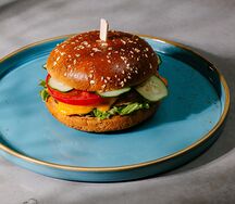 Бургер из говяжьей мякоти