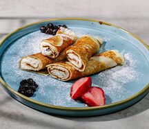 Блинчики с творогом