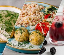 №5 Котлетки из индейки, смесь риса, супчик куриный и морс