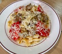 Паста Карбонара с курицей