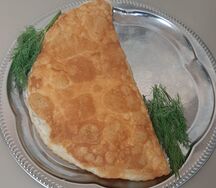 Чебурек с адыгейским сыром