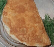 Чебурек с мясом 160р