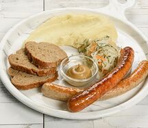 Колбаски с квашеной капустой