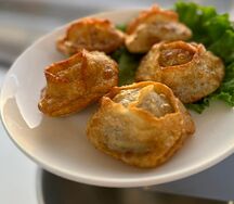 Манты домашние жаренные