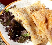 Блинчики с ветчиной и сыром