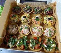 Бокс Ассорти Салатов в тарталетках