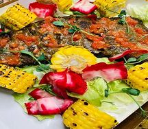 Бокс Ребра свиные с кукурузой гриль