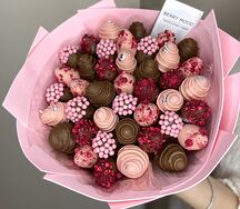 Букет Розовые криспи