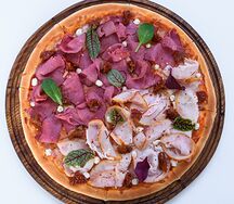 Ростбиф и копченая курица