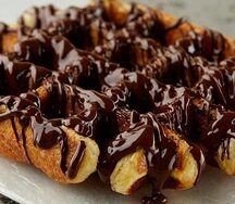 Вафли Льежские с пастой Nutella