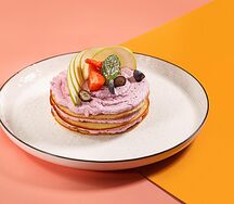 Панкейки с ягодным муссом