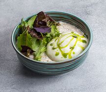 Каша с сыром и яйцом