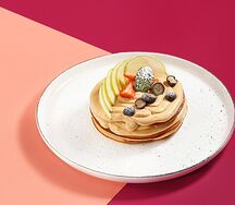 Панкейки с карамельным кремом