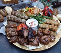 Свиная шея на мангале