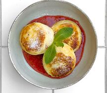 Сырники с курагой 