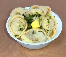 Пельмени со свининой и говядиной