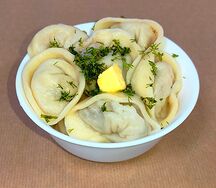 Пельмени с курицей