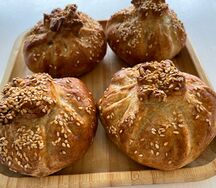 Слойка с курицей и грибами