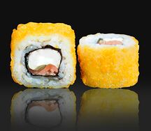 Сяке-Унаги ролл (жареный)