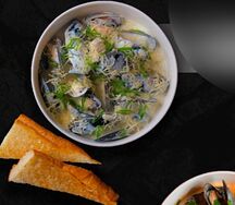 Мидии в сливочном соусе