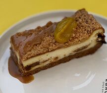 Яблочный чизкейк