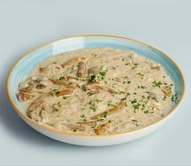 С кальмаром и грибами