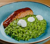 Ризотто Филадельфия с форелью