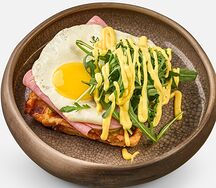 Вафля с ветчиной