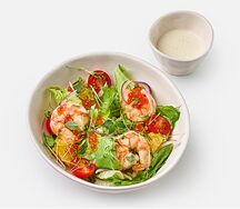 Салат с креветками