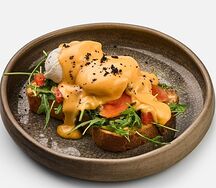 Бриошь с лососем