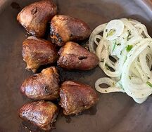Сердца куриные в фирменном маринаде
