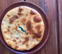 Пирог с курицей и шпинатом