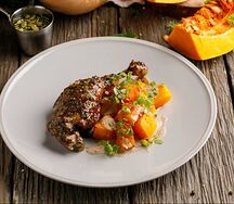 Утиная ножка и печеная тыква