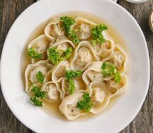 Пельмени с рыбой