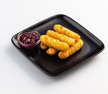 Сырные палочки с джемом