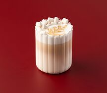 Латте Банановое мороженое с соленой карамелью