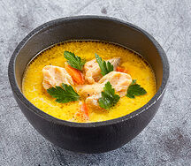 Уха из форели по-фински двойная порция