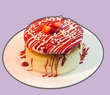 Праздничный чизкейк клубничный
