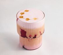 Латте Ягодный пломбир горячий