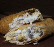 Шаверма в кляре жюльен 